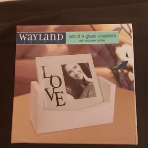 Set of 4 photo holder coasters